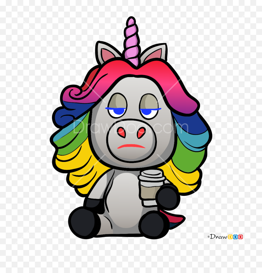 How To Draw Rainbow Unicorn Inside Out - Fictional Character Emoji,Inside Emotions Animation That Is Not Inside Out