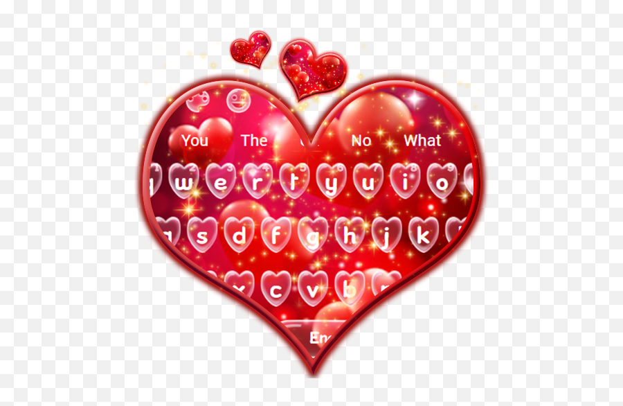 Amazoncom Red Love Heart Keyboard Theme Appstore For Android - Day Emoji,Red Heart Emoji Meaning