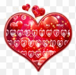 Amazoncom Red Love Heart Keyboard Theme Appstore For Android - Day Emoji,Red Heart Emoji Meaning