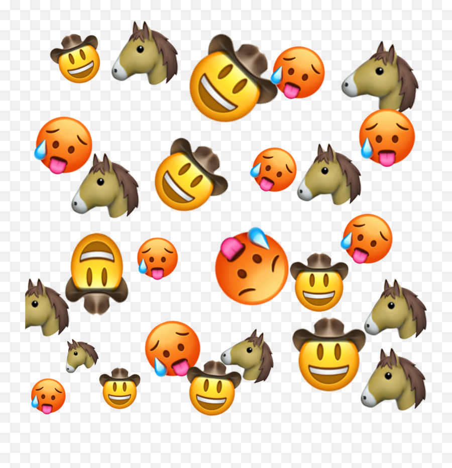 Horse - Cowgirl Background Emoji,Cowboy Emoji