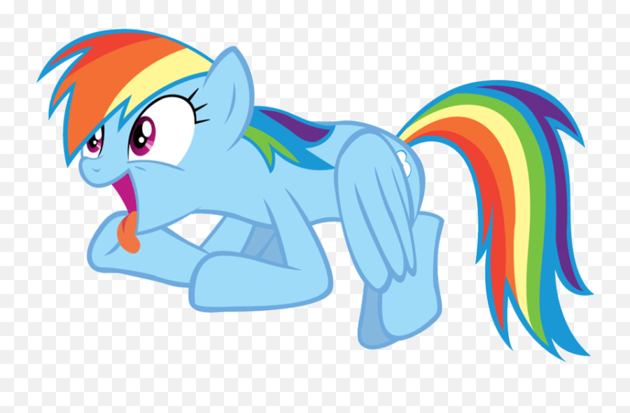 Rainbow Dash My Little Pony Reaction Emoji,Transparent Dash Emoji