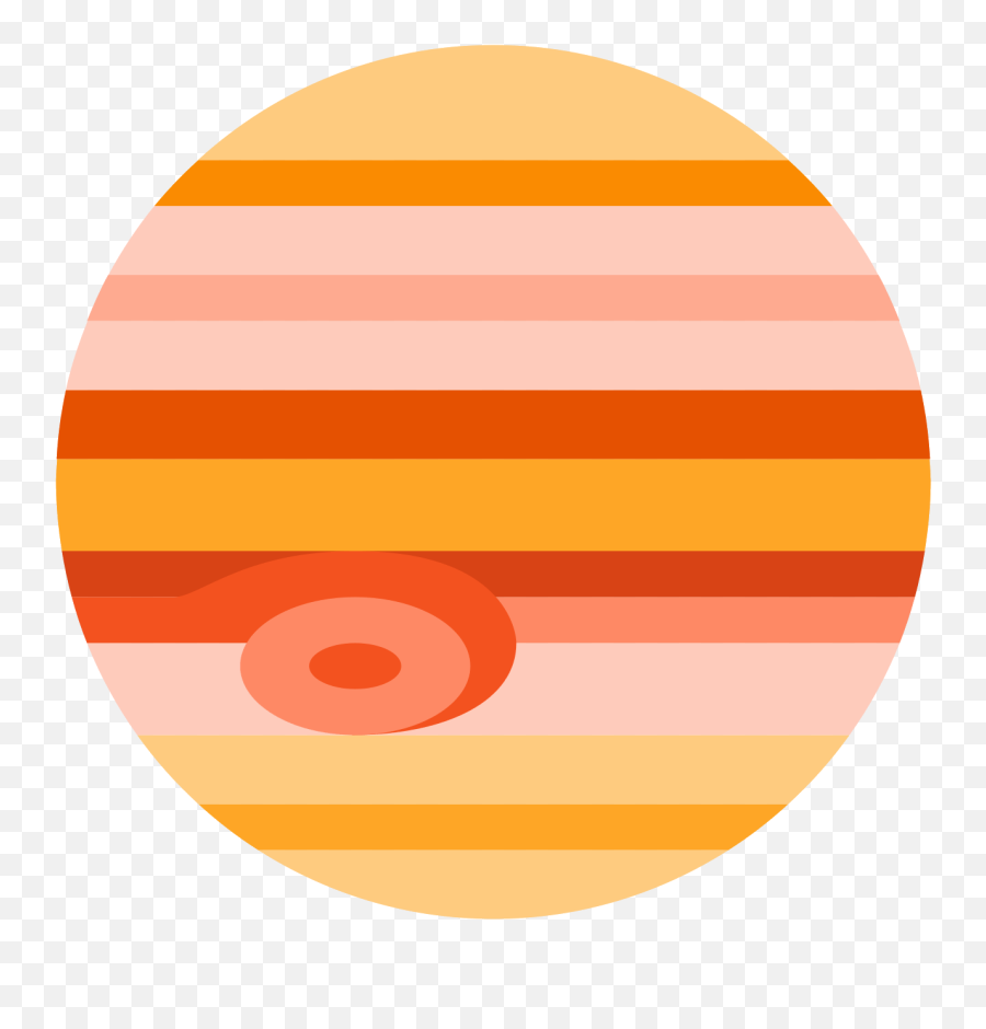 Jupiter Planet Icon Free Download Png - Jupiter Planet Vector Png Emoji,Planet Emoji