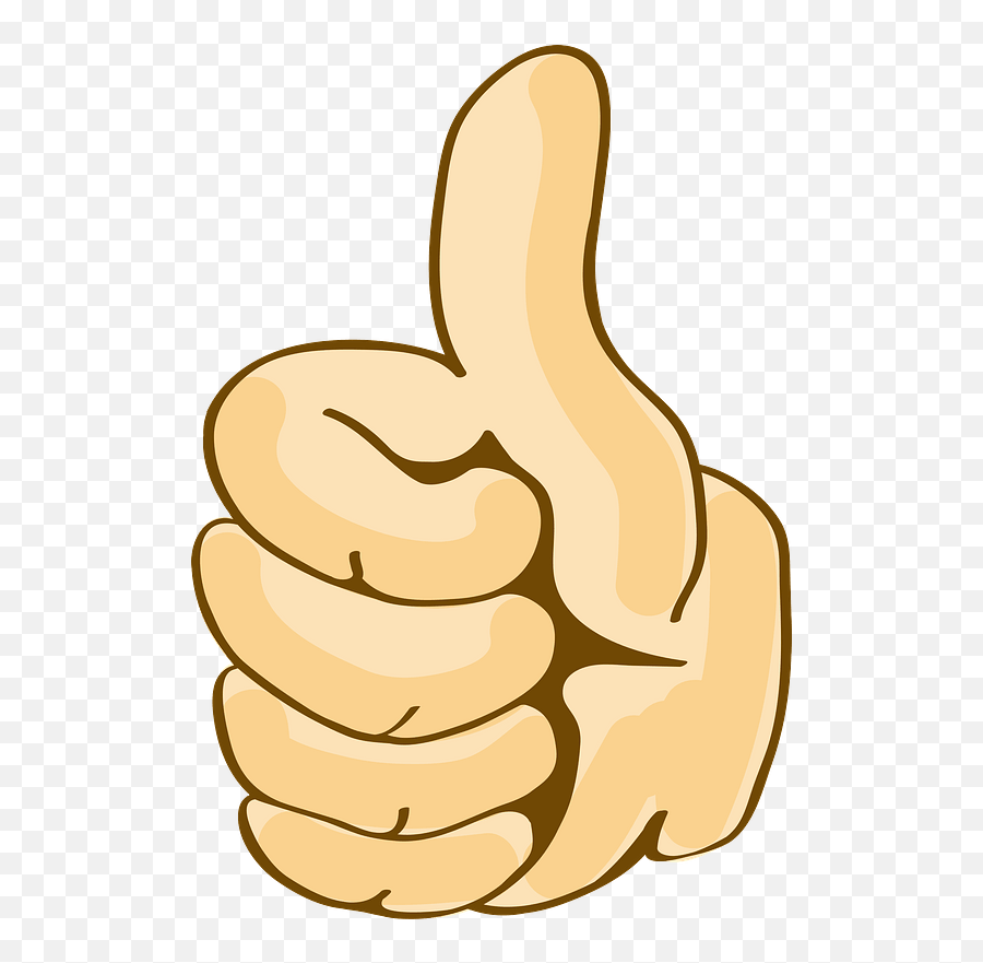 Thumbs Up Sign Clipart Free Download Transparent Png - Thumbs Creazilla Emoji,Free Thumb Up Emoji