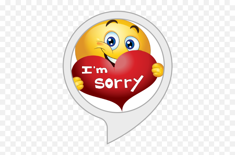 Say Sorry Amazonin Alexa Skills - Sorry Emojis,Images Emoticon Sorry