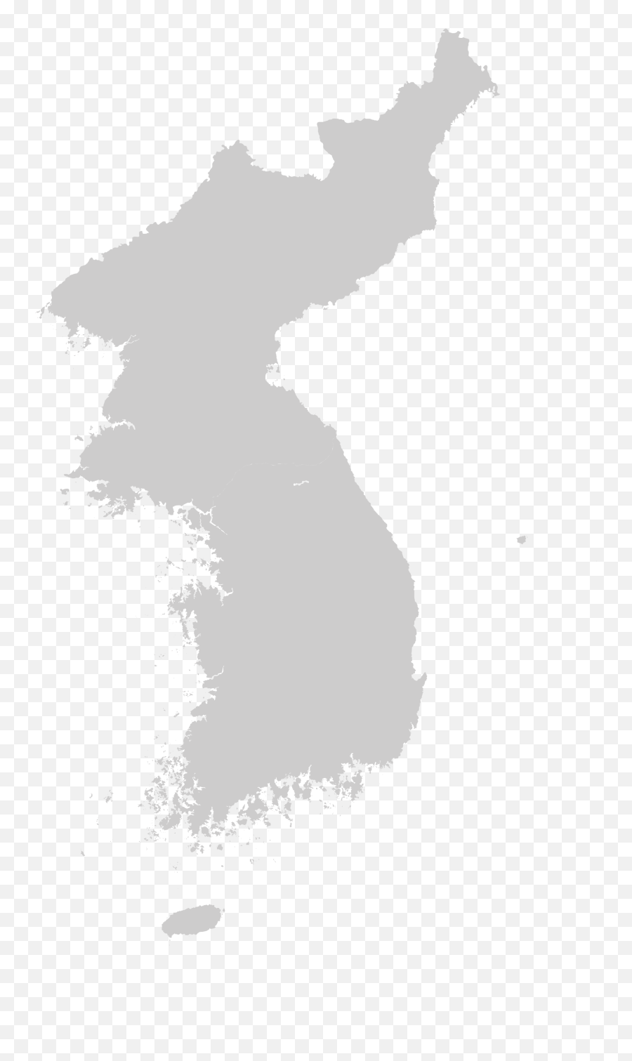 Download South Korea Map Outline Png - Kim Jong Un Moon Jae Korea Vector Map Emoji,Kim Jong Un Emotion Memes