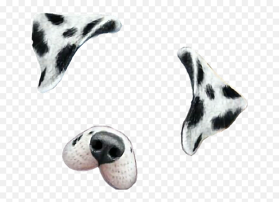 Snapchat Dog Filter Png Transparent Png - Snapchat Dog Filter Dalmatian Cut Out Emoji,Snap Chat Dog Emojis