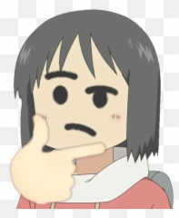 Think Emoji - Thinking Anime Png Download Original Size Discord Anime Emojis For Your Server,Think Emoji