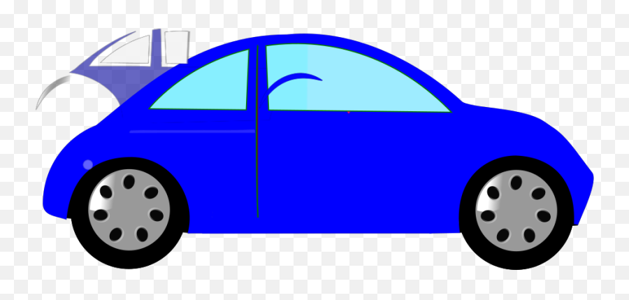 Blue Car2 Png Svg Clip Art For Web - Cartoon Black Car Png Emoji,Cc5v Newoney Emoticons And Stickers Cloud
