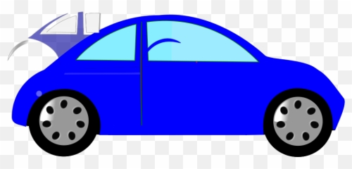 Blue Car2 Png Svg Clip Art For Web - Cartoon Black Car Png Emoji,Cc5v Newoney Emoticons And Stickers Cloud