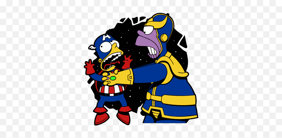 Infinite Love - Decals By Eliahdavid Community Gran Simpsons Thanos T Shirt Emoji,Marvel Emojis For Discord