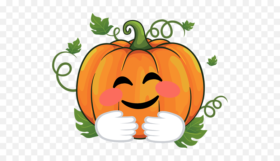 Pumpkin Hug Portable Battery Charger - Thanksgiving Emoji,Hugging Iphone Emojis