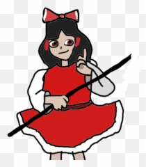 Quick Sketch Of Reimu - Fictional Character Emoji,Emotion Oc Sketch