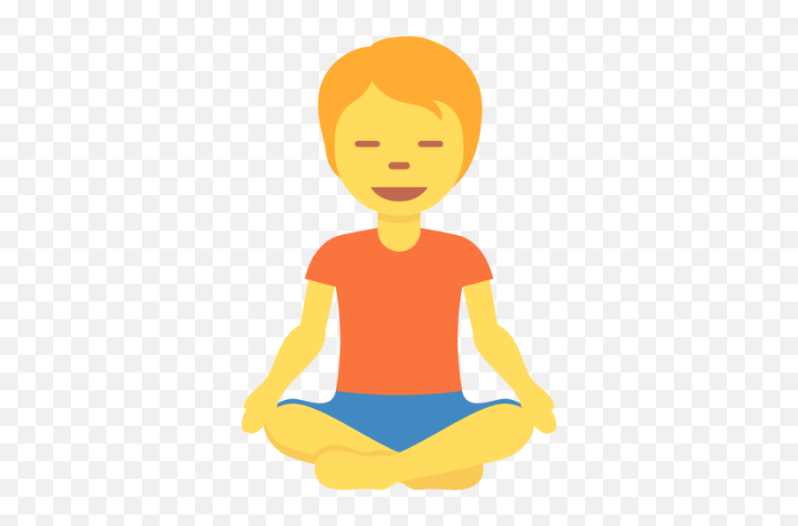Person In Lotus Emoji - Lotus Position,Emojis To Use For Yoga