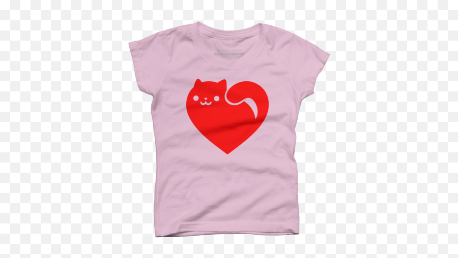 Kitten Girlu0027s T - Shirts Design By Humans Emoji,Cat Fish Emoji