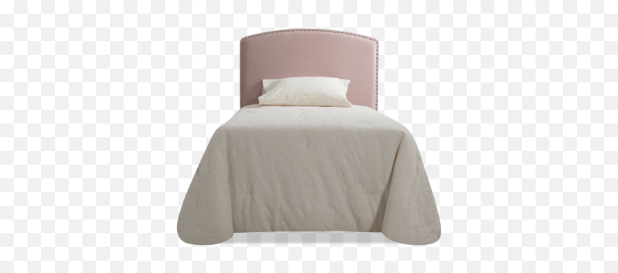 Isabella Twin Pink Upholstered - Twin Bed Bedding Transparent Png Emoji,Pink Emojis Bed Spreads