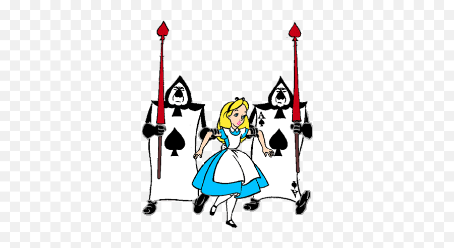 Card Soldiersgallery Disney Wiki Fandom - Alice In Wonderland Cards Clipart Emoji,Emoticon Gif Pelicula