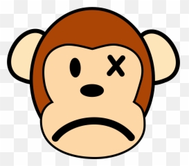 Cute Happy Monkey Face Emoji Fleece Blanket - Easy Cartoon Monkey Face,Cute Emoji