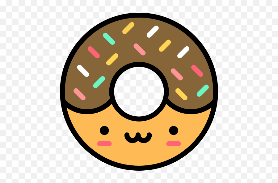 Food Donut Cute Drawings Emoji,Emojis Aesthetic Orange