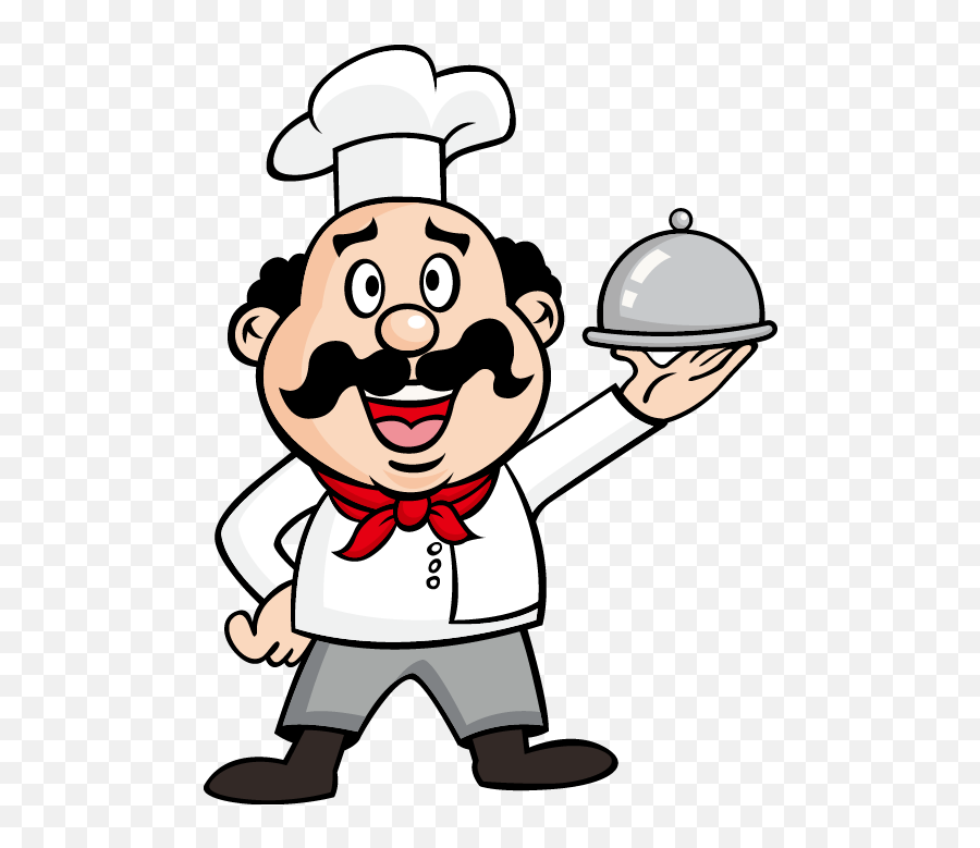 Waiter Serving Food Png Clipart Clip Art Free Clip Art Png - Chef Dibujo Jpg Emoji,