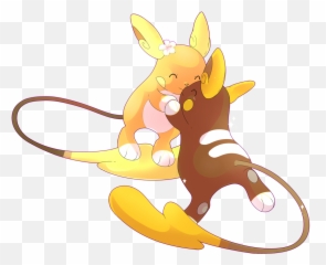 Shiny Alolan Raichu Fanart Clipart Emoji,Dust An Elysian Tail Fidget Emoticon