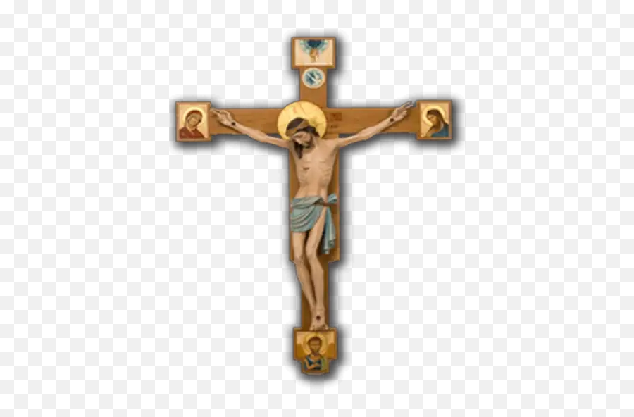 Religión Católica Stickers Para Whatsapp - Jesus On A Cross Png Emoji,App Emojis Católicos
