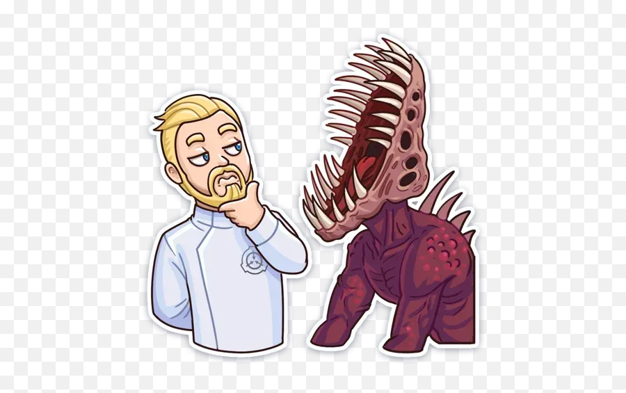 Scp Sticker Pack - Stickers Cloud Emoji,Scp Emojis