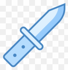 Army Knife Icon In Blue Ui Style Emoji,Smile Emoticon With Knife Transparent