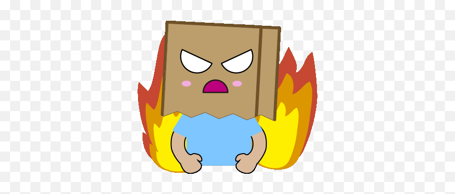 Box Face Sticker - Box Face Angry Discover U0026 Share Gifs Emoji,Crying Angry Emoji