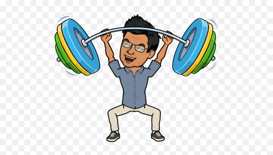 Getquatra Emoji,Weightlifting Emoji