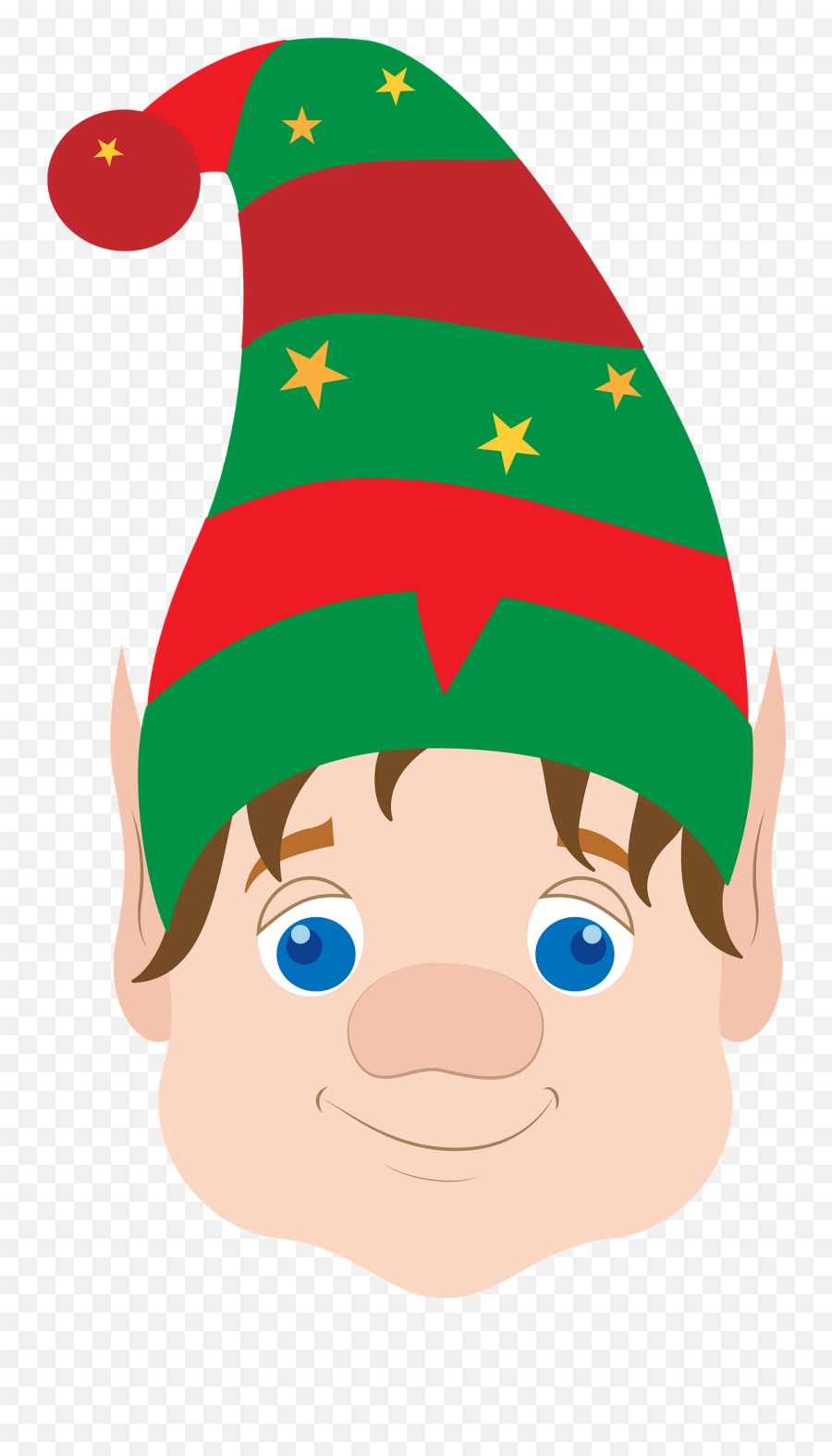 Christmas Elf Face Clipart Free Download Transparent Png Emoji,Christmas Elf Emoji