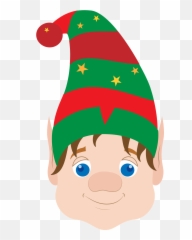 Christmas Elf Face Clipart Free Download Transparent Png Emoji,Christmas Elf Emoji