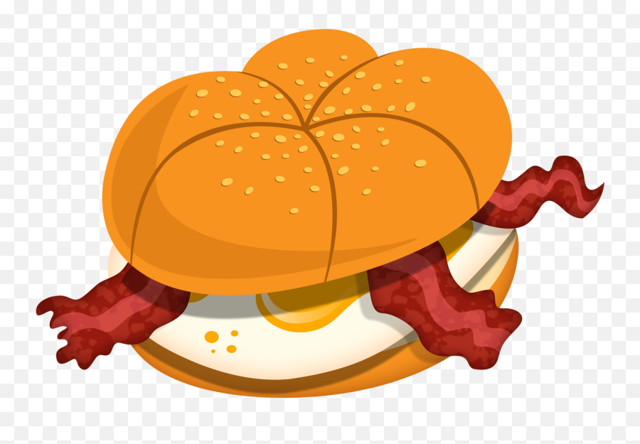 Emoji Clipart Food Emoji Food - Bacon And Egg Roll Clipart,Food Emoji