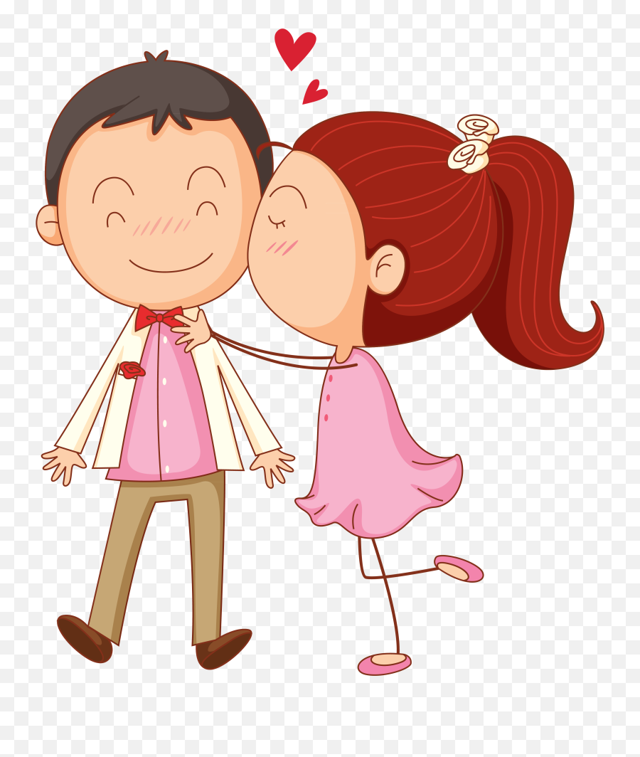 Emotions Clipart Emotional Person Emotions Emotional Person - Kiss On Cheek Cartoon Emoji,Cartoon Emotions