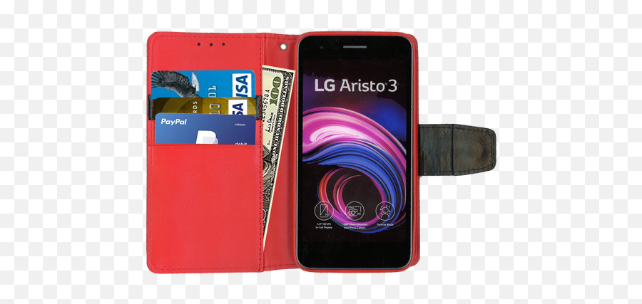 Lg Aristo 332empire Mm Executive Wallet Red - Visa Emoji,Lg Stylo 3 Emojis