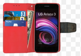 Lg Aristo 332empire Mm Executive Wallet Red - Visa Emoji,Lg Stylo 3 Emojis