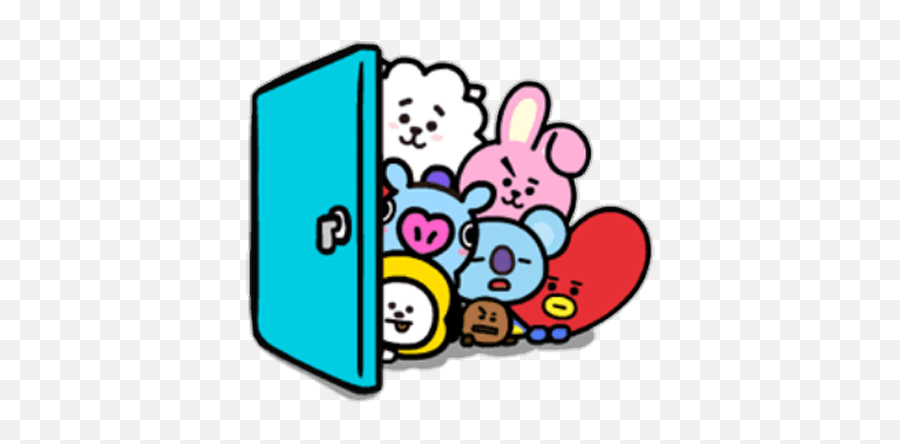 Bt21 - Bt21 Stickers Emoji,Bts Emoji Characters