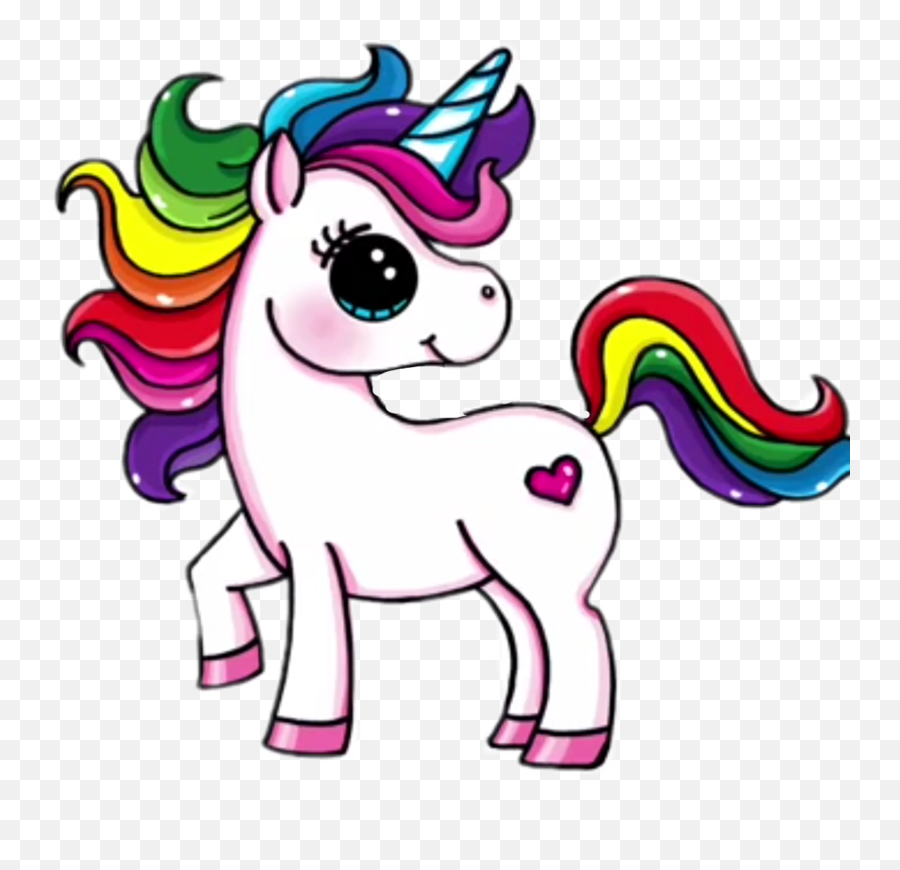 The Cute Unicorn Sticker By Littlefellathepony Emoji,How To Draw Unicorn Emoji