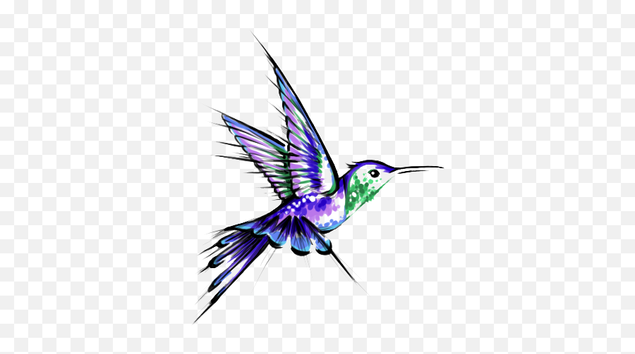 Hummingbird Tattoos Transparent - Hummingbird Tattoos Emoji,Hummingbird Emoji