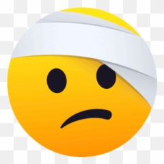 Face With Head Bandage Joypixels Gif - Man With Bandaged Head Funny Emoji,Hurt Emoji