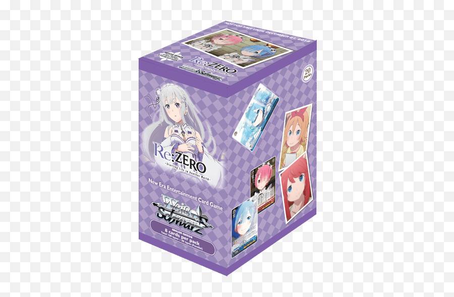 Other Ccg Items Weiss Schwarz Rezero English Trial Deck New - Weiss Re Zero Booster Box Emoji,Hanukah Emoji