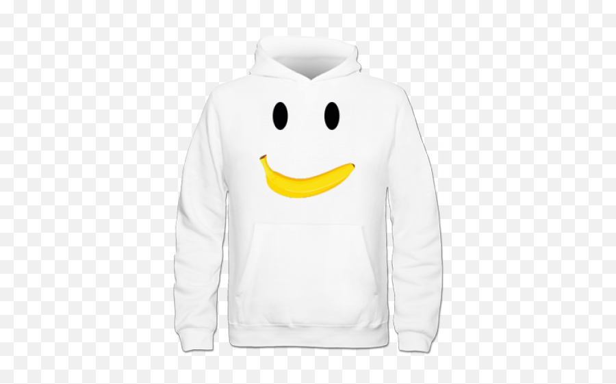 Banana Smiley Kinder Trui Met Capuchon - Happy Emoji,Emoticon Knipoog