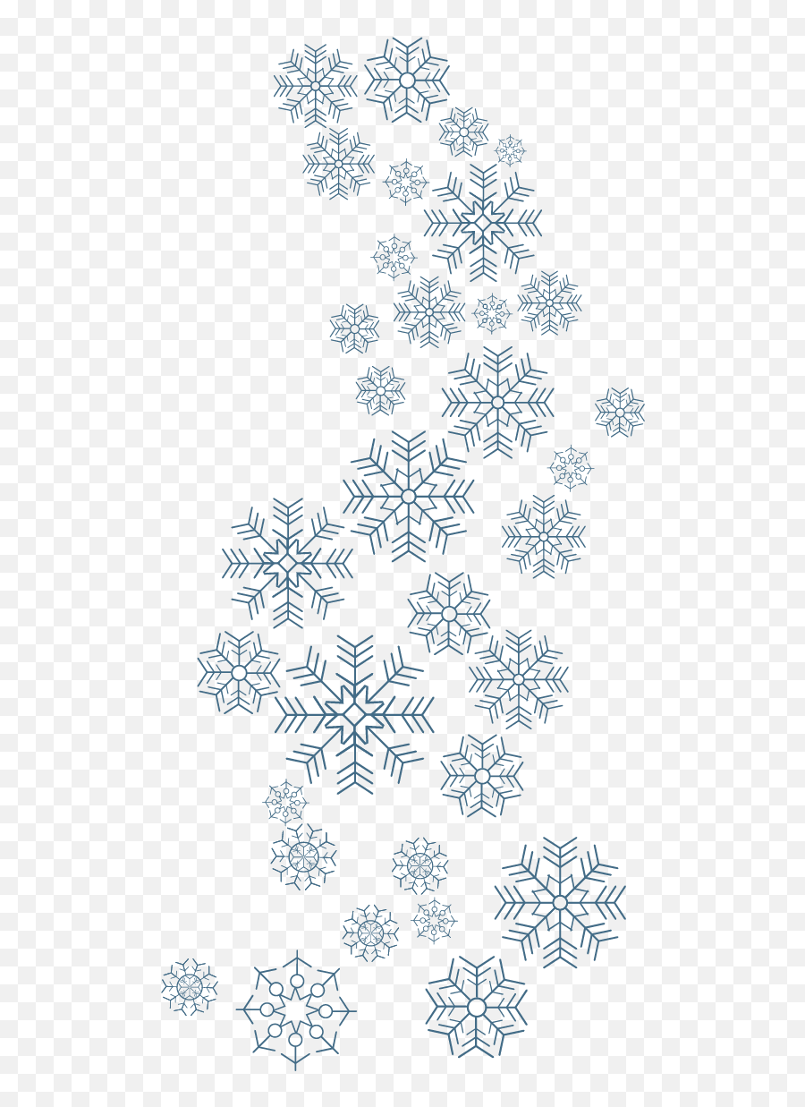 Download Beautiful Flurries Winter Snow Vector Snowflake - Cliparts Flurries Png Emoji,Shoveling Snow Emoticon