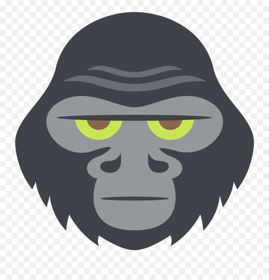 Gorilla Emoji Clipart - Gorilla Emoji,Gorilla Emoji