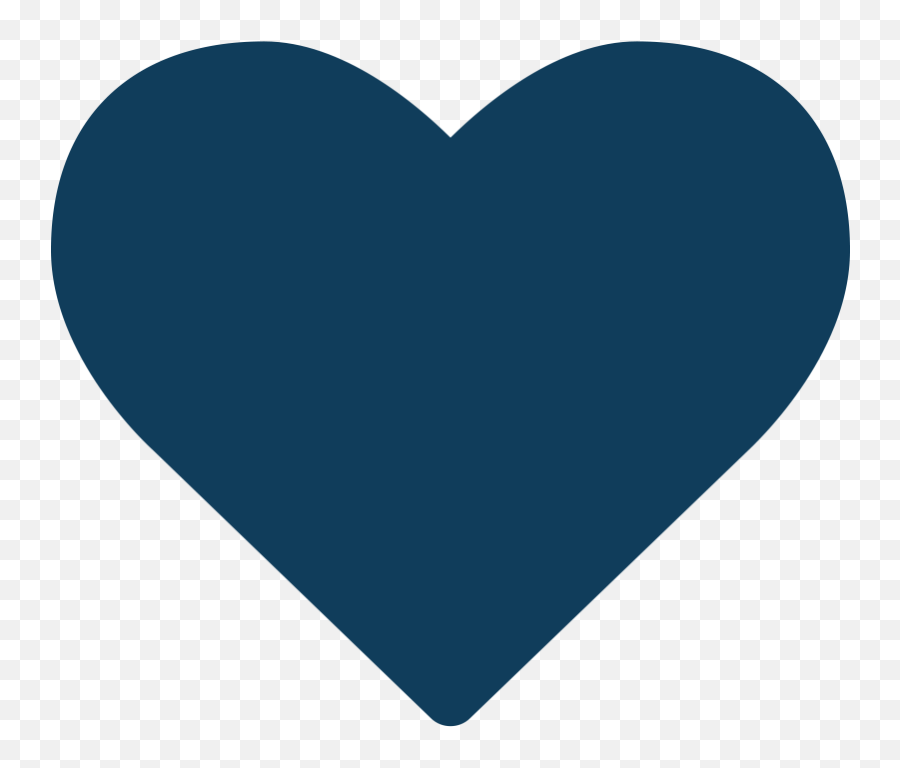 Navy Blue Heart - Navy Blue Heart Png Emoji,Blue Heart Emoji