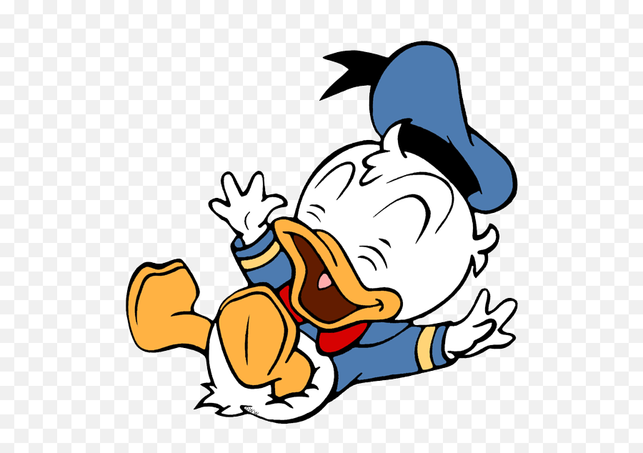 Baby Donald Throwing A Tantrum Disney Clipart Baby Disney - Cartoon Donald Duck Cute Emoji,Rage Faces Msn Emoticons