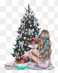 Christmas Tree Sticker Challenge - Dibujos De Navidad Emoji,How To Make A Christmas Tree Emoji