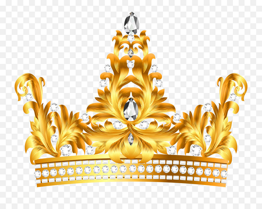 Queen Clipart Crown Gold Queen Crown - Transparent Crown Queen Emoji,Prince Crown Emoji