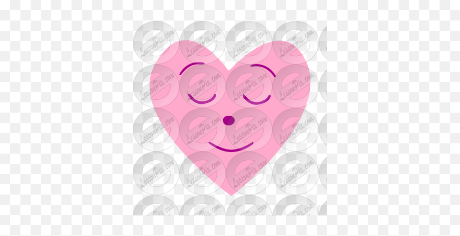 Sleepy Heart Stencil For Classroom Therapy Use - Great Dia Dos Namorados Emoji,Sleepy Emoticon