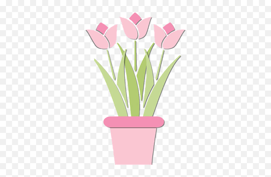 Babyface 183 Flowers With Clipart Birthday Invitations All - Lady Tulip Emoji,Apple Tulip Emoticon