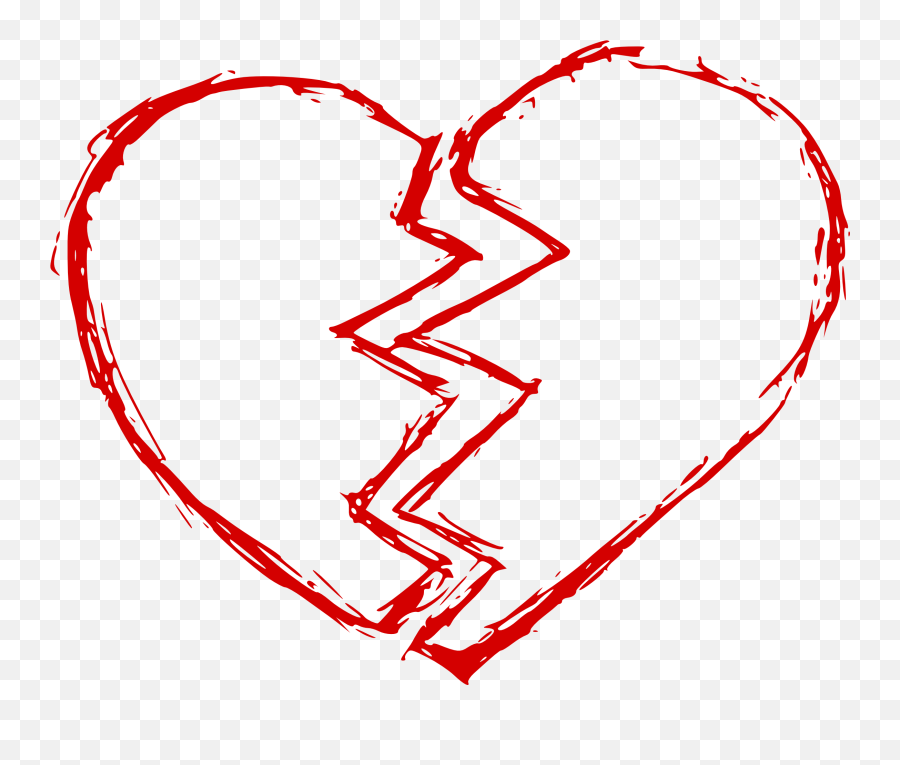 Broken Heart Transparent U0026 Free Broken Heart Transparentpng - Broken Heart Drawing Png Emoji,Heartbreak Emoji